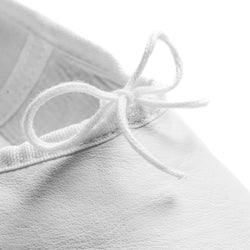 1003 ballerines en cuir blanc