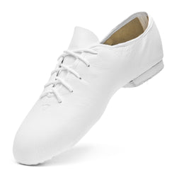 1270 Chaussures de jazz de base II en blanc avec une semelle divisée